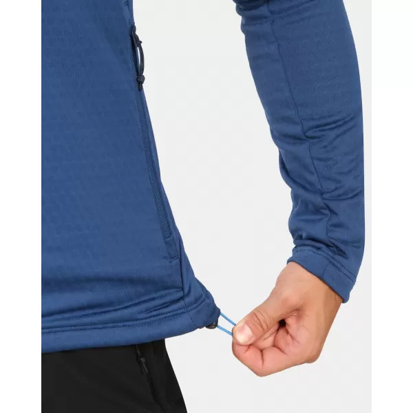  Pánská fleece mikina KILPI ERIN-M ZM0206KI TMAVĚ MODRÁ 