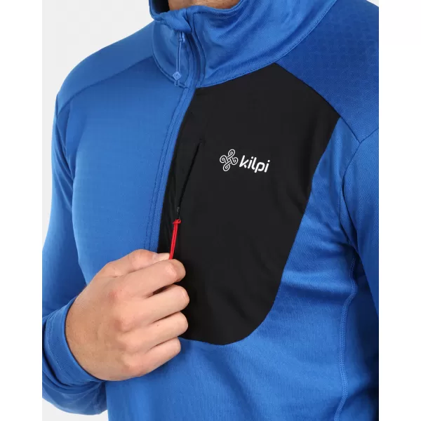  Pánská fleece mikina KILPI VIGO-M ZM0207KI TMAVĚ MODRÁ 