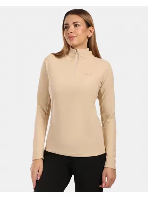 Dámská fleece mikina KILPI ALMERI-W ZL0211KI BÉŽOVÁ