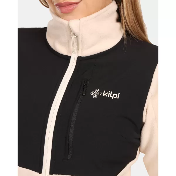  Dámská fleece mikina KILPI KAJAANI-W ZL0209KI BÉŽOVÁ 