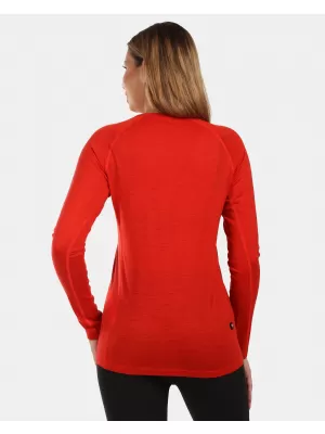 Dámské termo triko KILPI MAVORA TOP-W ZL0502KI ČERVENÁ