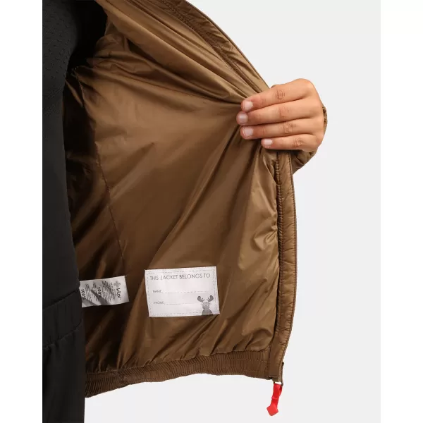  Chlapecké bunda KILPI REBEKI-JB ZJ0103KI HNĚDÁ 