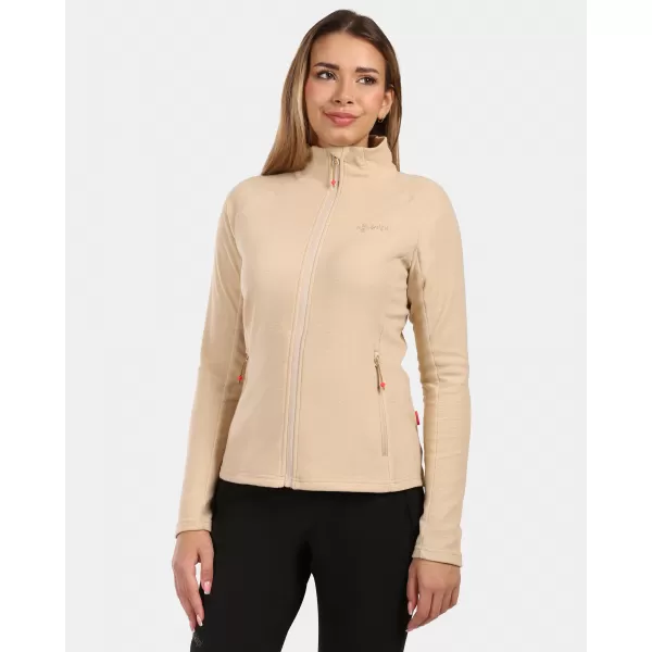  Dámská fleece mikina KILPI GLAMER-W ZL0210KI BÉŽOVÁ 