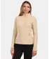 Dámská fleece mikina KILPI GLAMER-W ZL0210KI BÉŽOVÁ
