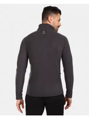 Pánská fleece mikina KILPI GLAMER-M ZM0208KI ČERNÁ