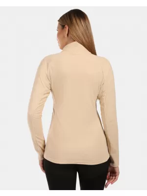 Dámská fleece mikina KILPI ALMERI-W ZL0211KI BÉŽOVÁ