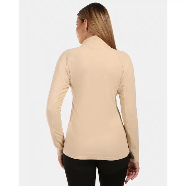  Dámská fleece mikina KILPI ALMERI-W ZL0211KI BÉŽOVÁ 