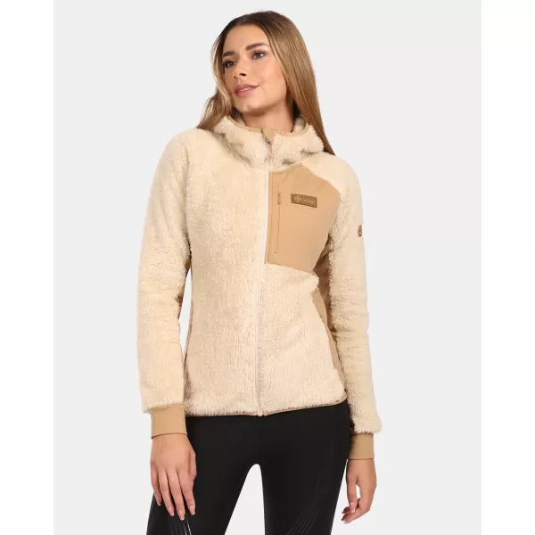  Dámská fleece mikina KILPI NORKA-W ZL0204KI BÉŽOVÁ 