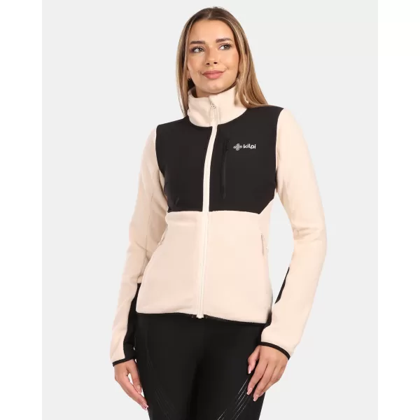  Dámská fleece mikina KILPI KAJAANI-W ZL0209KI BÉŽOVÁ 