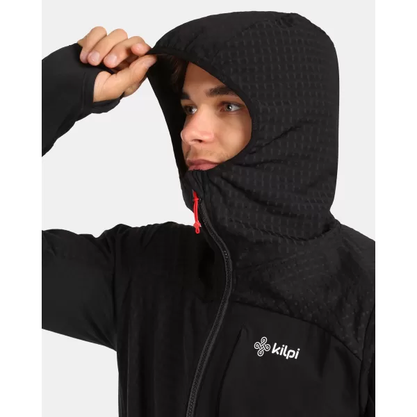  Pánská fleece mikina KILPI FRENI-M ZM0203KI ČERNÁ 