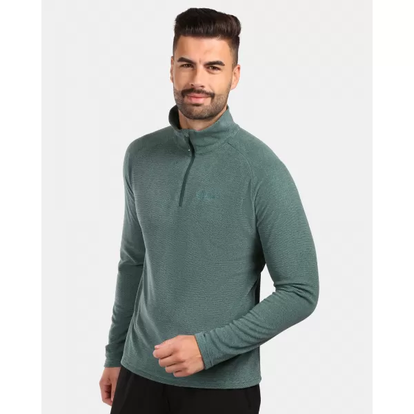  Pánská fleece mikina KILPI ALMERI-M ZM0209KI ZELENÁ 