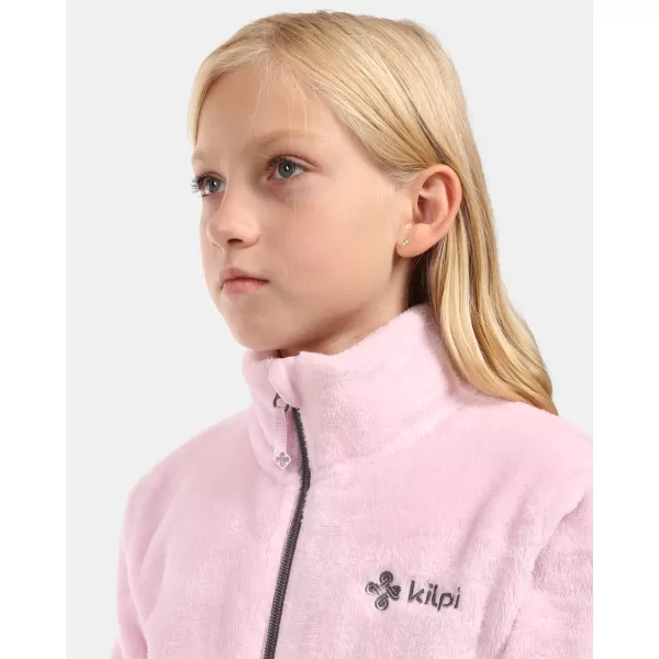  Dívčí fleece mikina KILPI SKATHI-JG ZJ0208KI SVĚTLE RŮŽOVÁ 