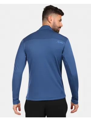 Pánská fleece mikina KILPI ERIN-M ZM0206KI TMAVĚ MODRÁ