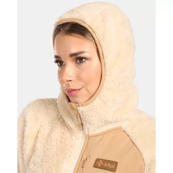  Dámská fleece mikina KILPI NORKA-W ZL0204KI BÉŽOVÁ 
