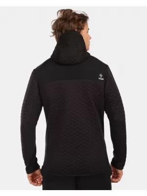 Pánská fleece mikina KILPI NEVIA-M ZM0215KI ČERNÁ