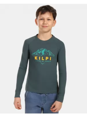 Chlapecké triko KILPI VERATI-JB ZJ0301KI TMAVĚ ZELENÁ