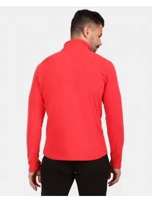 Pánská fleece mikina KILPI ALMERI-M ZM0209KI ČERVENÁ