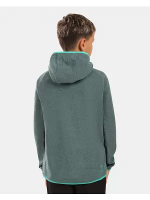 Chlapecké fleece mikina KILPI FLOND-JB ZJ0202KI ZELENÁ