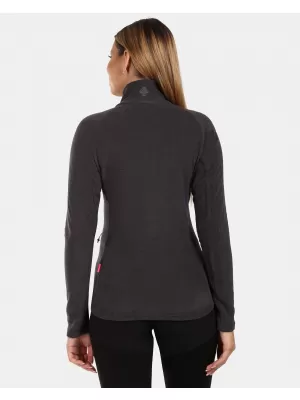 Dámská fleece mikina KILPI GLAMER-W ZL0210KI ČERNÁ