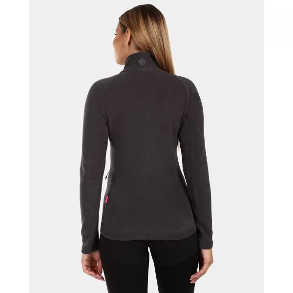  Dámská fleece mikina KILPI GLAMER-W ZL0210KI ČERNÁ 