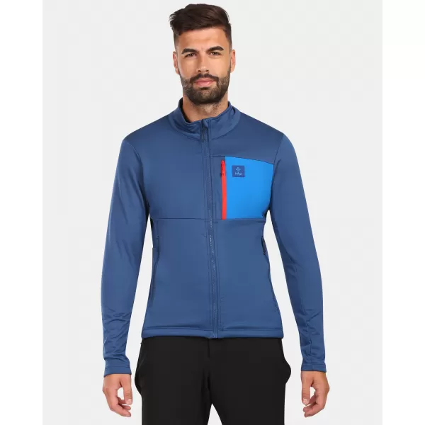  Pánská fleece mikina KILPI ERIN-M ZM0206KI TMAVĚ MODRÁ 
