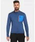 Pánská fleece mikina KILPI ERIN-M ZM0206KI TMAVĚ MODRÁ