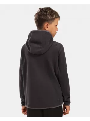 Chlapecké fleece mikina KILPI FLOND-JB ZJ0202KI ČERNÁ