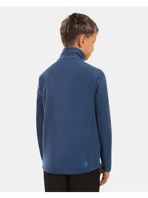 Dětská fleece mikina KILPI GLAMER-J ZJ0203KI TMAVĚ MODRÁ