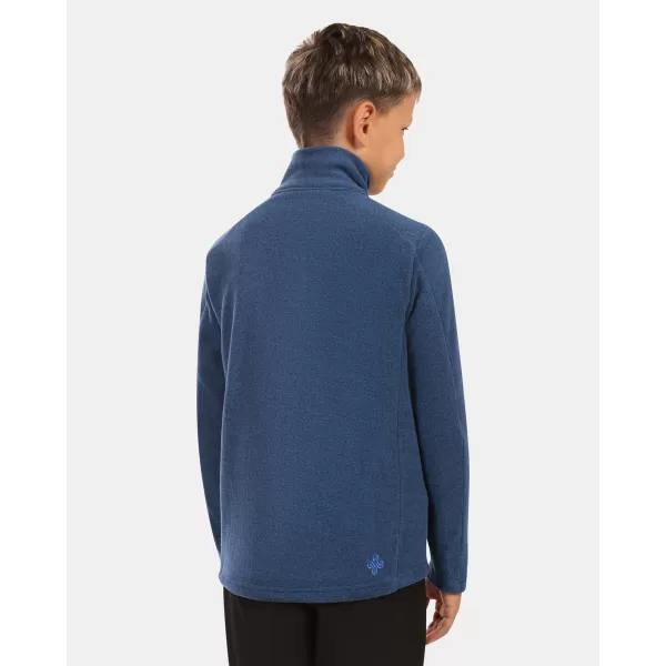  Dětská fleece mikina KILPI GLAMER-J ZJ0203KI TMAVĚ MODRÁ 