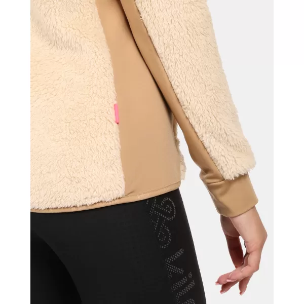  Dámská fleece mikina KILPI NORKA-W ZL0204KI BÉŽOVÁ 