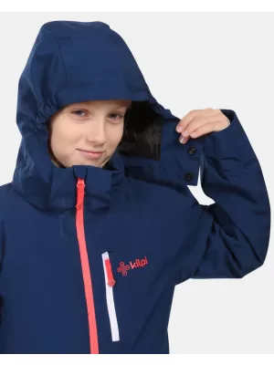 Dívčí lyžařská bunda KILPI VALERA-JG ZJ0111KI TMAVĚ MODRÁ