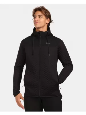 Pánská fleece mikina KILPI NEVIA-M ZM0215KI ČERNÁ