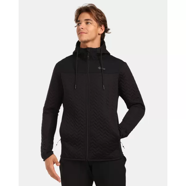  Pánská fleece mikina KILPI NEVIA-M ZM0215KI ČERNÁ 