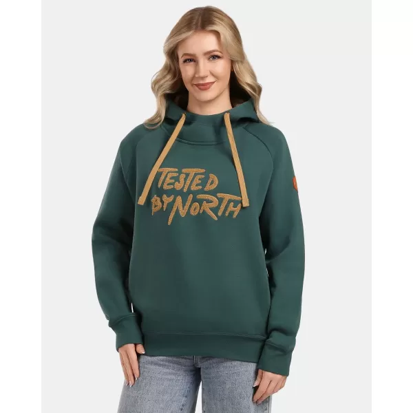  Dámská mikina KILPI NEA-W ZL0215KI TMAVĚ ZELENÁ 