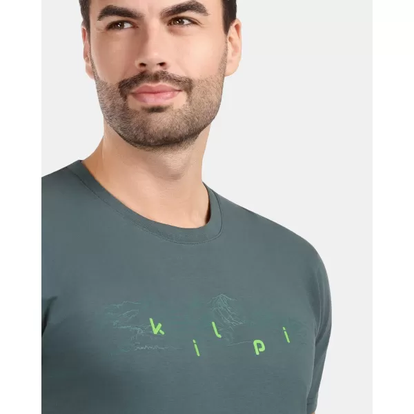  Pánské triko KILPI SPACER-M ZM0305KI TMAVĚ ZELENÁ 