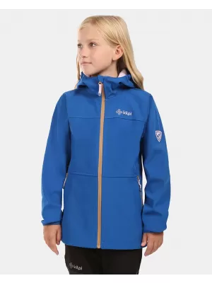 Dětská softshellová bunda KILPI RAVIA-J ZJ0115KI TMAVĚ MODRÁ