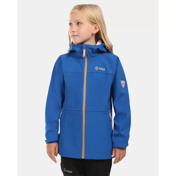  Dětská softshellová bunda KILPI RAVIA-J ZJ0115KI TMAVĚ MODRÁ 