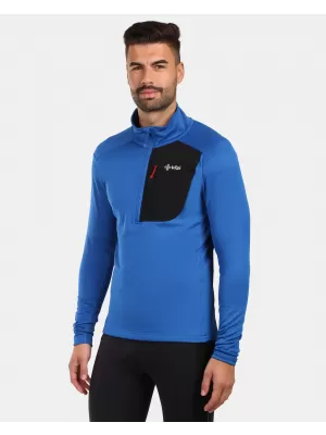 Pánská fleece mikina KILPI VIGO-M ZM0207KI TMAVĚ MODRÁ