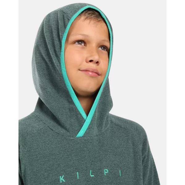  Chlapecké fleece mikina KILPI FLOND-JB ZJ0202KI ZELENÁ 