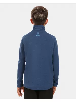 Dětská fleece mikina KILPI ALMERI-J ZJ0204KI TMAVĚ MODRÁ