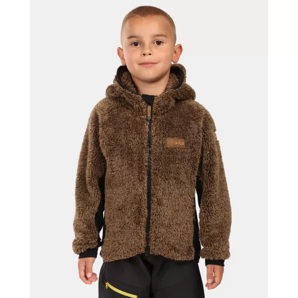  Chlapecké fleece mikina KILPI NORKA-JB ZJ0201KI HNĚDÁ 