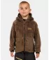Chlapecké fleece mikina KILPI NORKA-JB ZJ0201KI HNĚDÁ