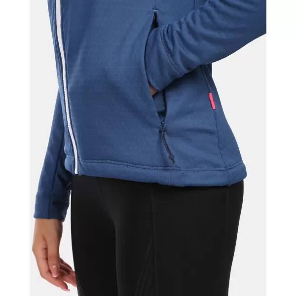  Dámská fleece mikina KILPI SIREN-W ZL0205KI TMAVĚ MODRÁ 
