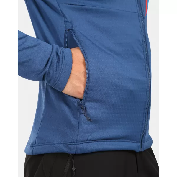  Pánská fleece mikina KILPI ERIN-M ZM0206KI TMAVĚ MODRÁ 