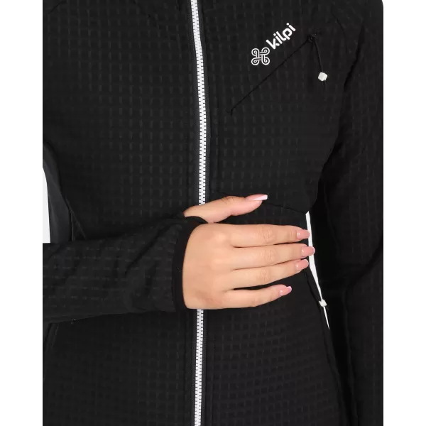  Dámská fleece mikina KILPI FRENSIS-W ZL0203KI ČERNÁ 