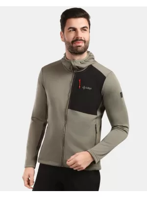 Pánská fleece mikina KILPI SEVELEN-M 1M0202KI ZELENÁ