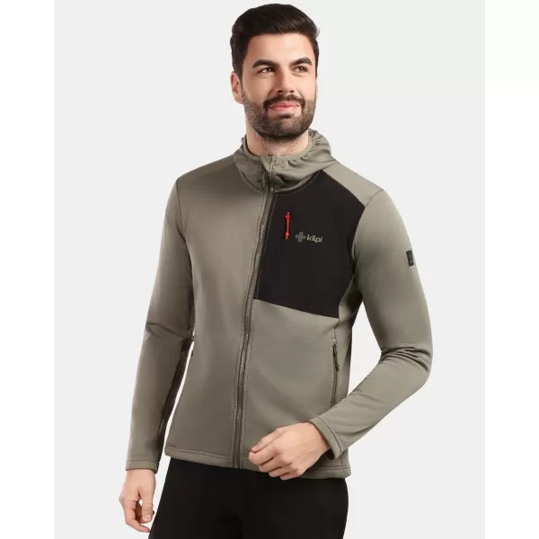  Pánská fleece mikina KILPI SEVELEN-M 1M0202KI ZELENÁ 