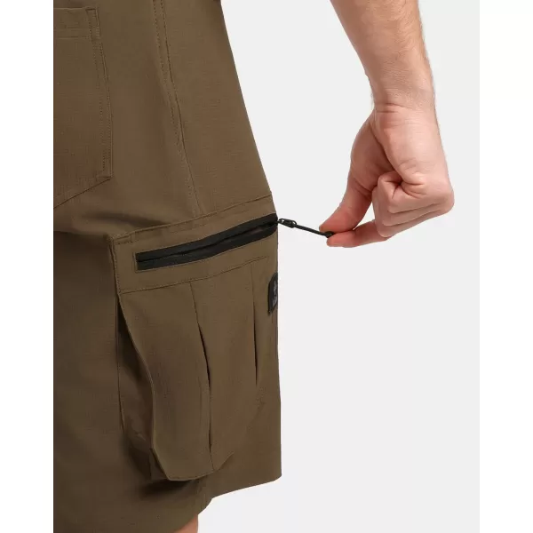  Pánské kraťasy KILPI ASHER-M 1M0409KI KHAKI 