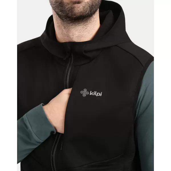  Pánská softshellová vesta KILPI ENIA-M 1M0114KI ČERNÁ 
