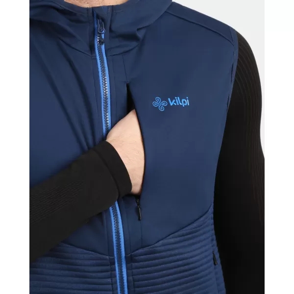  Pánská softshellová vesta KILPI ENIA-M 1M0114KI TMAVĚ MODRÁ 